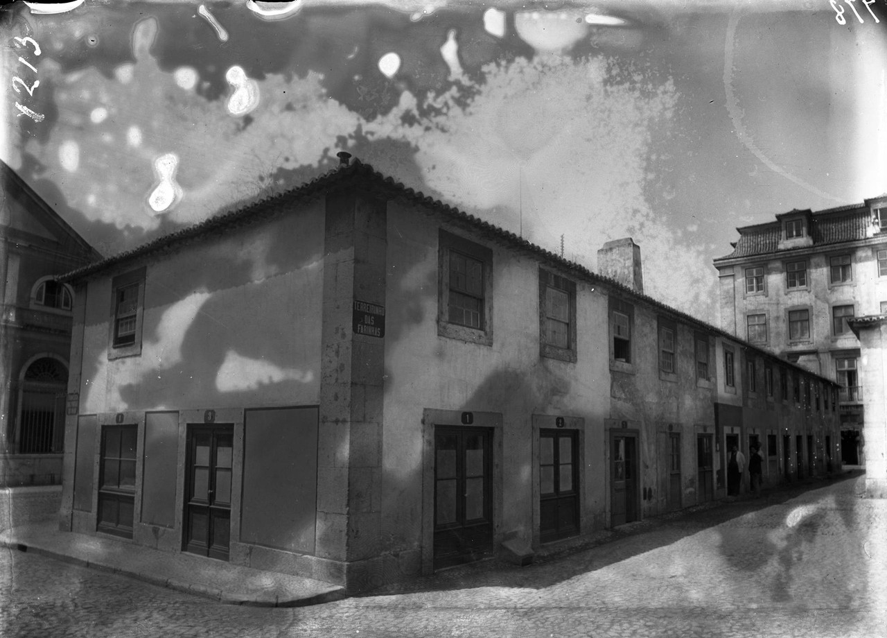 Terreirinho das Farinhas, 1901, foto de Machado &amp; 