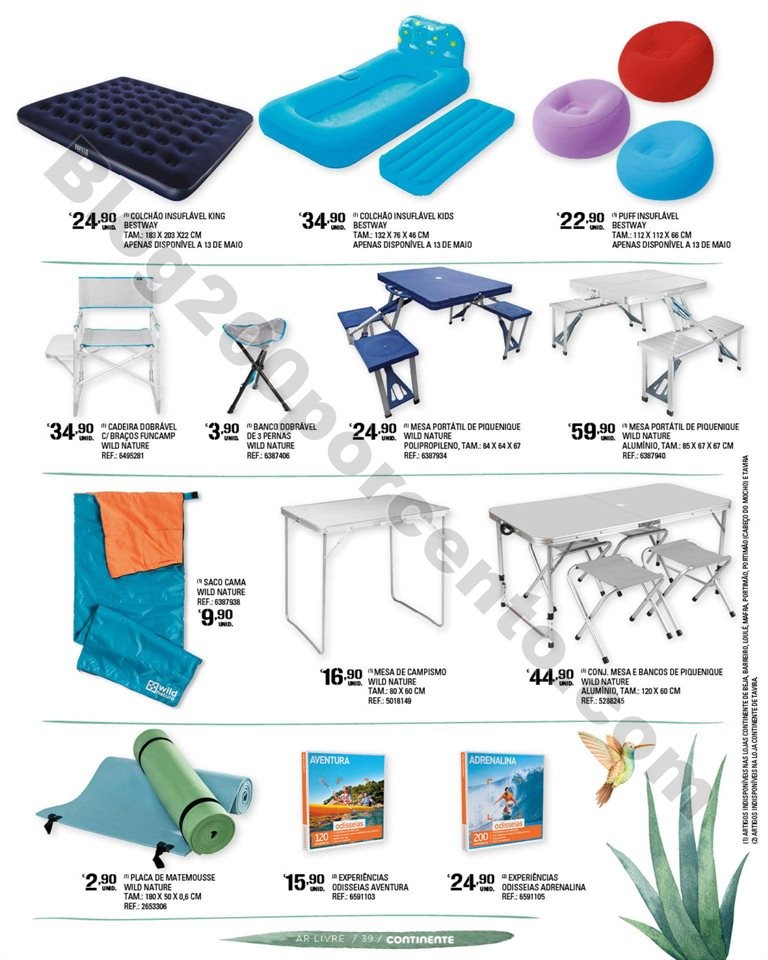 Antevisão Folheto CONTINENTE Feira ar livre promo