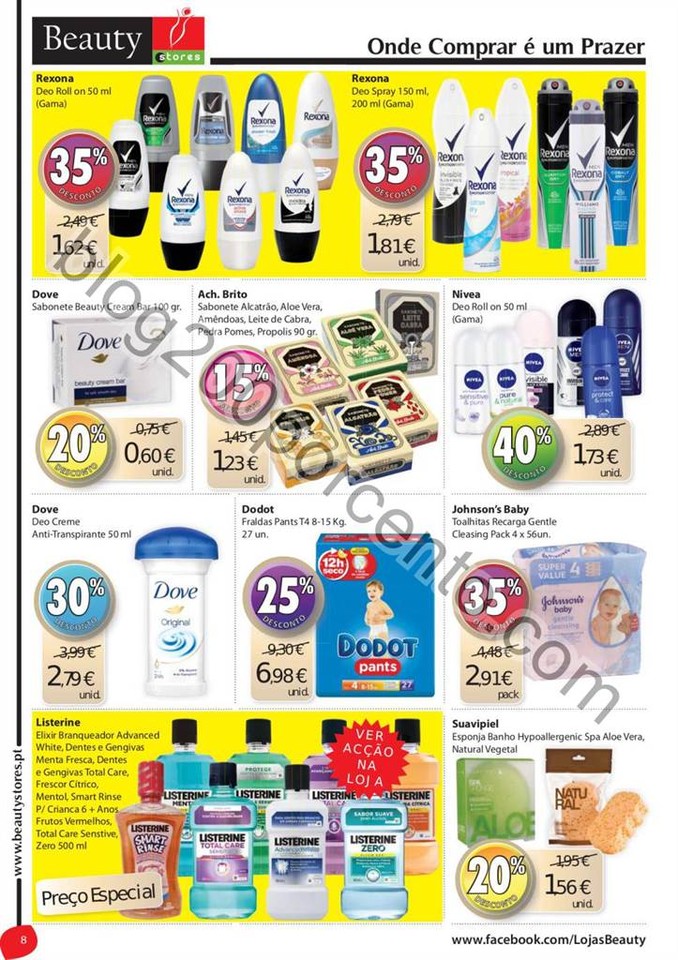 Antevisão Folheto BEAUTY STORES Promoções de 4 