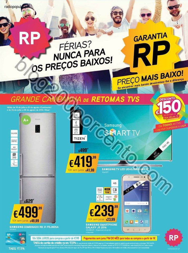 Antevisão Folheto RADIO POPULAR Promoções de 19