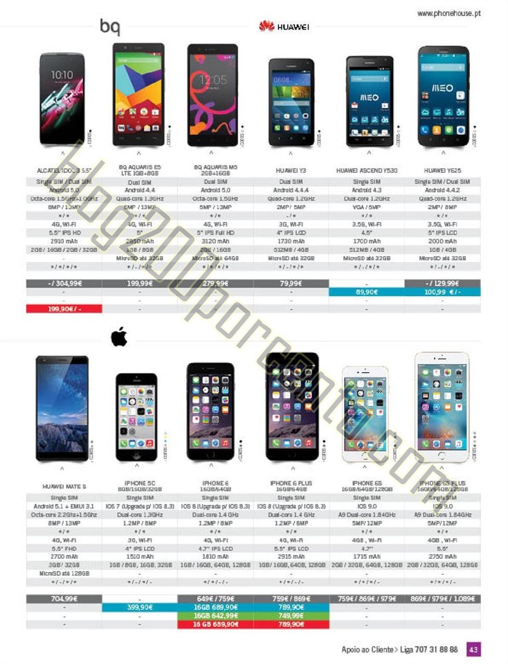 Novo Folheto PHONE HOUSE Natal promoções de 30 n