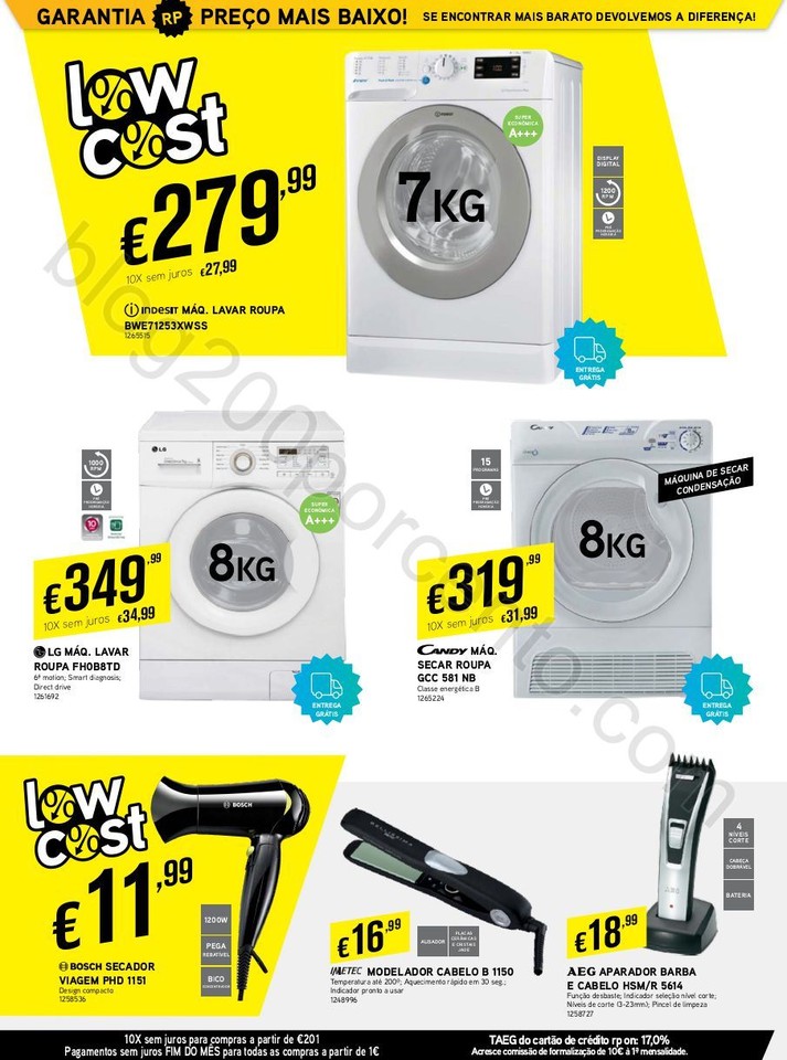 Antevisão Folheto RADIO POPULAR Low-Cost Promoç