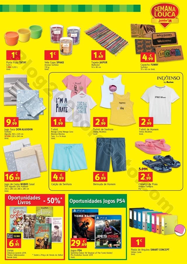 Antevisão Folheto JUMBO Semana Louca promoções 