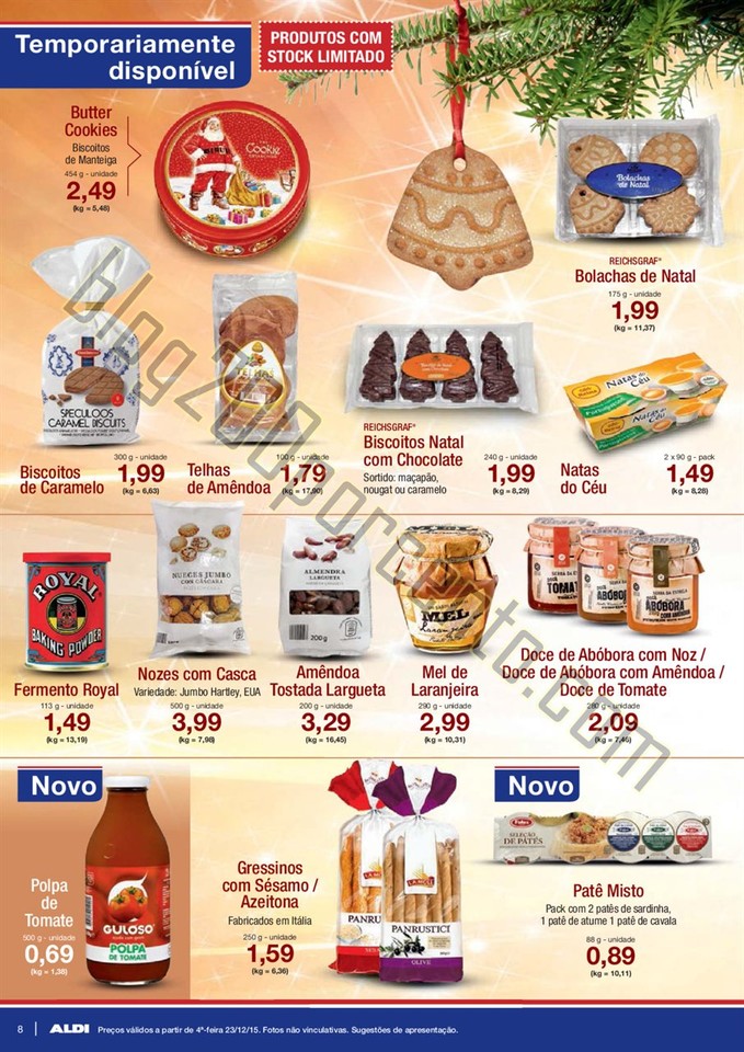 Antevisão Folheto ALDI Semana Natal - Ano novo a 