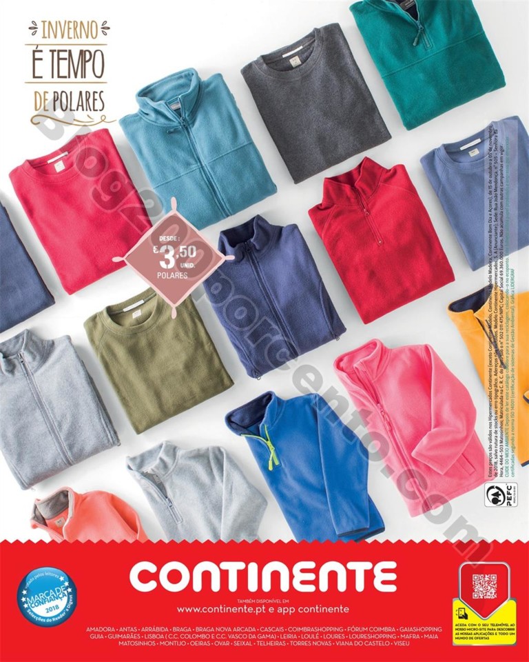 Antevisão folheto CONTINENTE Moda outono - invern