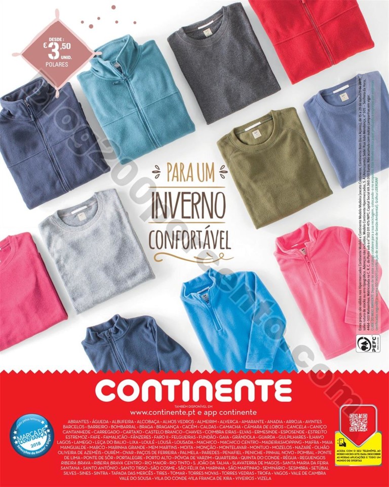 Antevisão folheto CONTINENTE Moda outono - invern