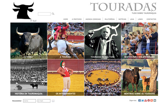 Portal Touradas_Home