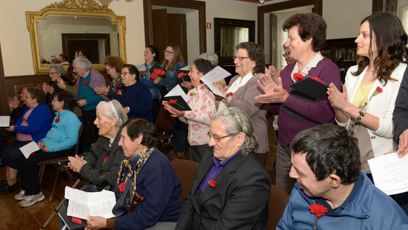 utentes da Assocuiação de Solidariedade de Sto. 