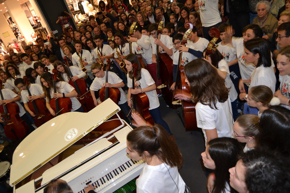 Flashmob marcou o arranque das comemorações da F