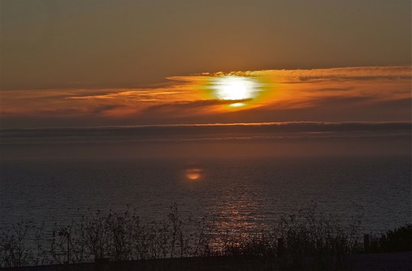 Carr por do sol e ref