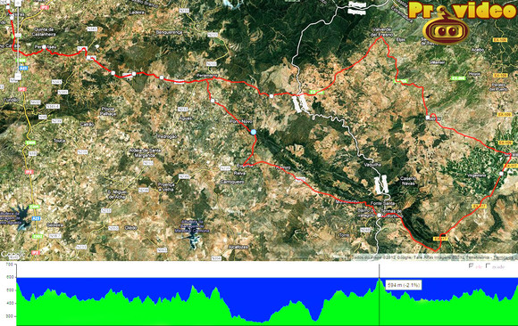 Mapa perfil Moraleja