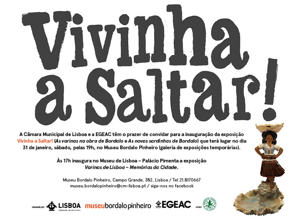 convite exposição Vivinha a Saltar