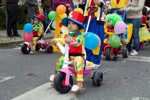 Desfile de canarval das escolas
