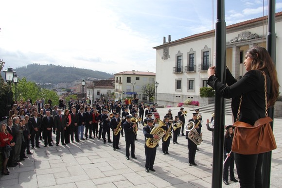 Foto arquivo 2014 Hastear da Bandeira 1