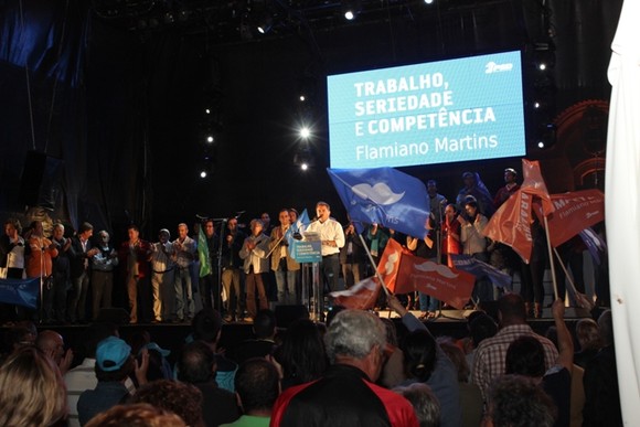 Comício Caminha Flamiano Martins