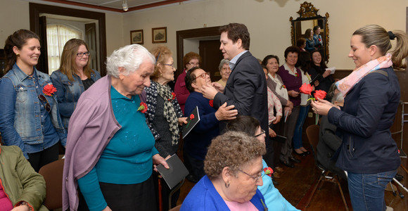 utentes da Assocuiação de Solidariedade de Sto. 