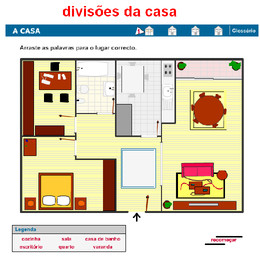 Mapa do Algarve com legendagem em L.G.P.