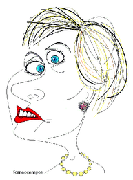 Hillary Clinton_caricatura
