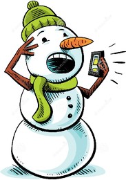 boneco-de-neve-do-telefone-celular-40498232.jpg