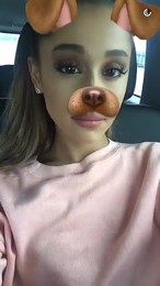 Ariana Grande on Snapchat Ariana Grande on Snapchat