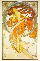 aLPHONSE mUCHA E BAILARINA.jpg
