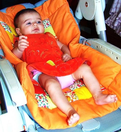 A Sofia, a dois dias de receber o seu primeiro sacramento...