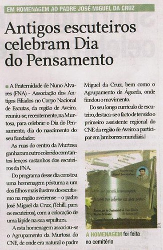 Dia do Pensamento - FNA - Escuteiros Adultos