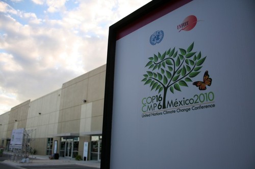 Cancunmesse, um dos dois locais onde decorre a COP16