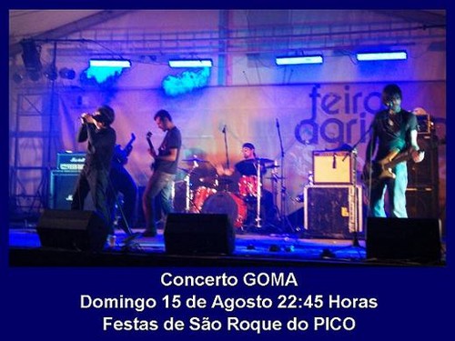 Os GOMA, amanhã em São Roque do Pico...