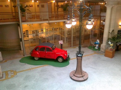Citroën 2CV no Museu de Banda Desenhada