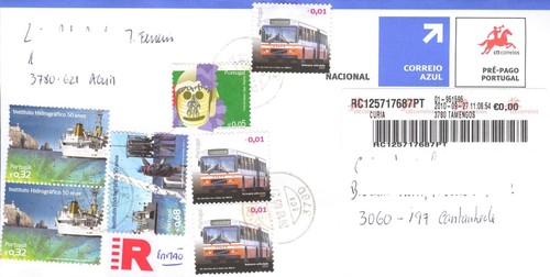 carta inteira registo em mão