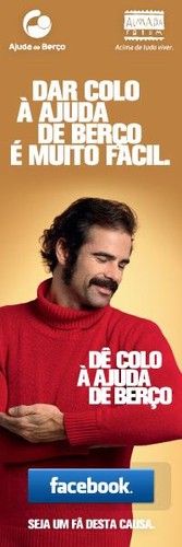 O actor Pedro Lima é um dos rostos da campanha...