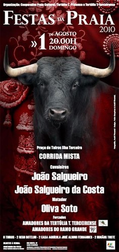 A tourada de praça das Festas da Praia é amanhã...