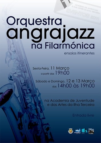 AngraJazz ensaia na Academia das Artes...