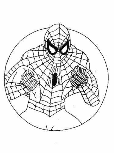 HOMEM ARANHA - para colorir