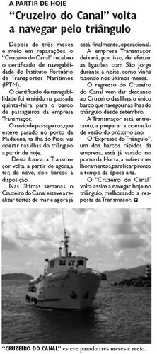 Uma excelente notícia...nos anos 80 do século passado!