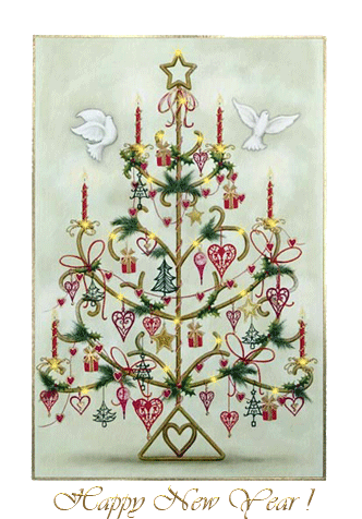 feliz natal ano novo arvore de natal