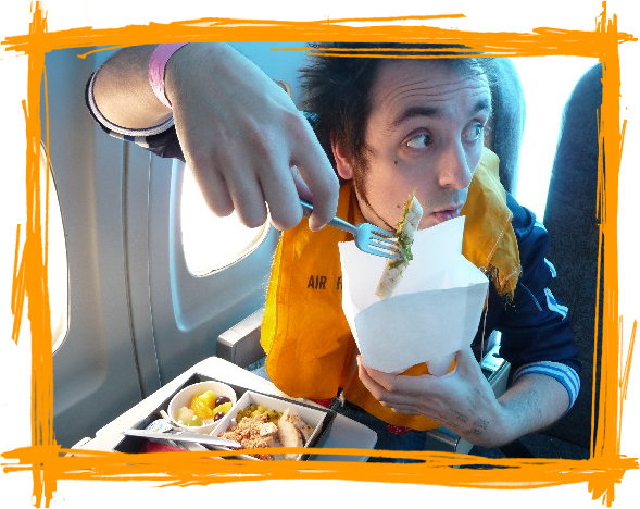 comida de avião