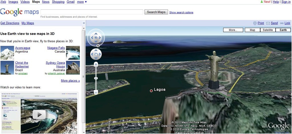 mapas google 3d