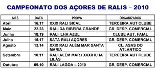 O calendário definitivo do CAR para a nova temporada...