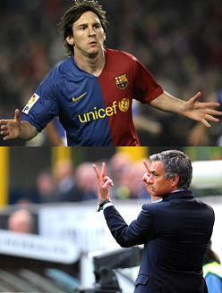 O "Barça" de Guardiola e o "Inter" de Mourinho. O tudo ou nada desta noite...