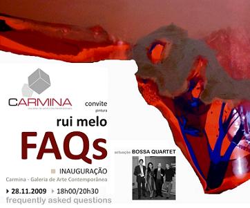 Perguntas comuns com cores, do Rui Melo. Na Carmina Galeria...