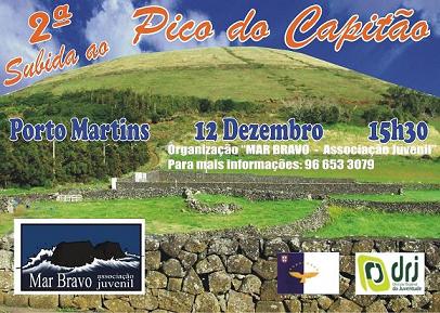 Cartaz da 2ª Subida ao Pico do Capitão...