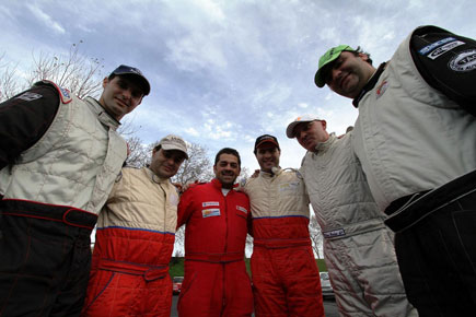 Após a chegada: Marco Sousa, Tiago Silva, o Nuno, Duarte Maciel, eu e o Miguel Bendito...