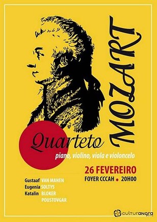 Mozart, amanhã à noite no CCAH...
