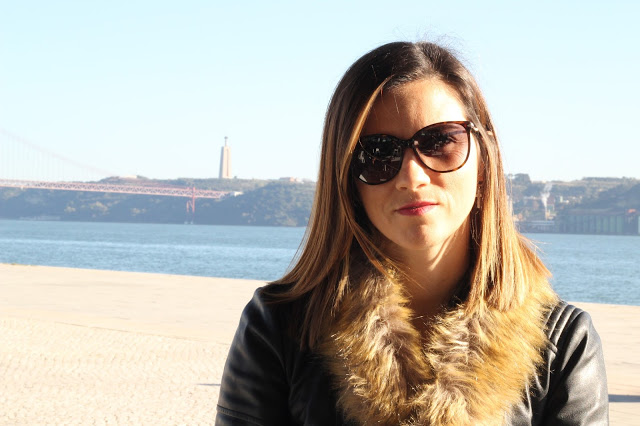 lisboa + rio tejo + dezembro de sol + óculos de sol michael kors + casaco de pele + dia de natal + passeios