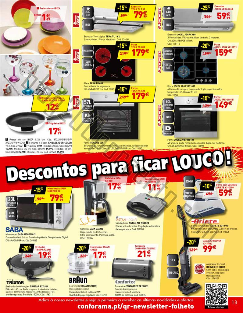 Novo Folheto CONFORAMA Promoções de 18 a 30 junh