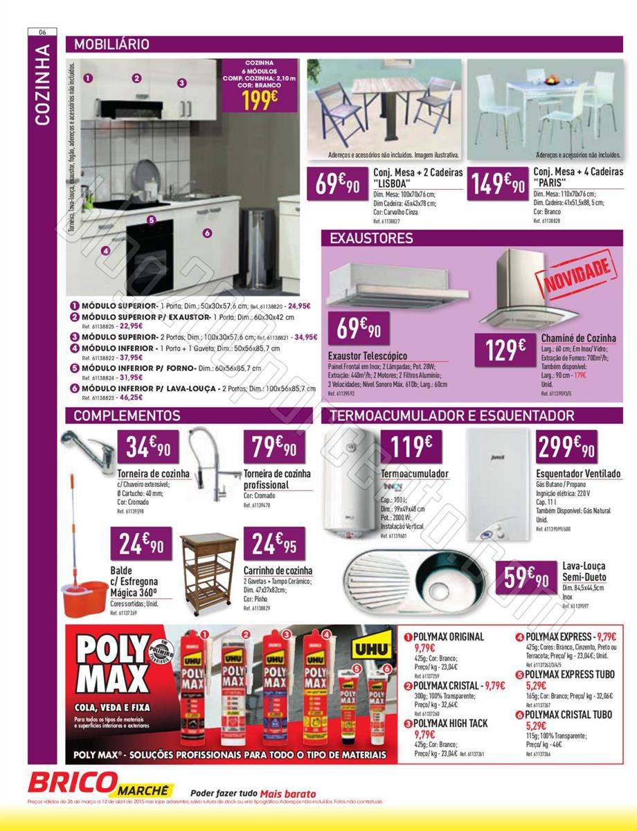 Antevisão Folheto BRICOMARCHÉ de 26 março a 12 