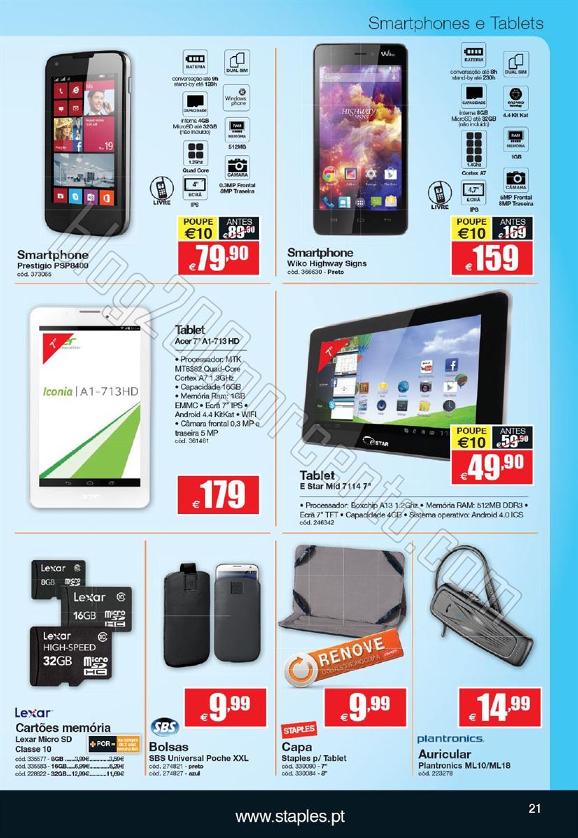 Novo Folheto STAPLES de 29 janeiro a 10  fevereiro