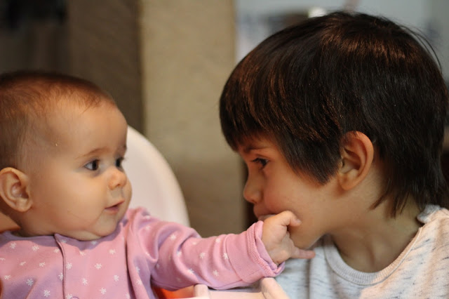 irmãos + segundo filho + mãe de dois + Bububox + bebé sete meses + evolução do bebé a cada mês